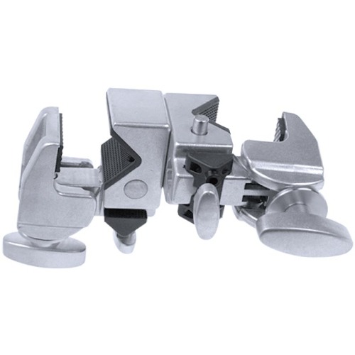 KCP-720 DOUBLE SUPERB CLAMP - SILVER